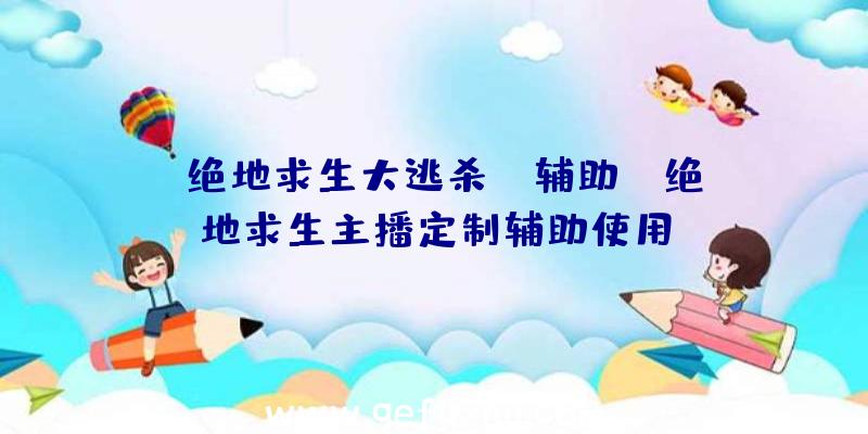 「绝地求生大逃杀za辅助」|绝地求生主播定制辅助使用